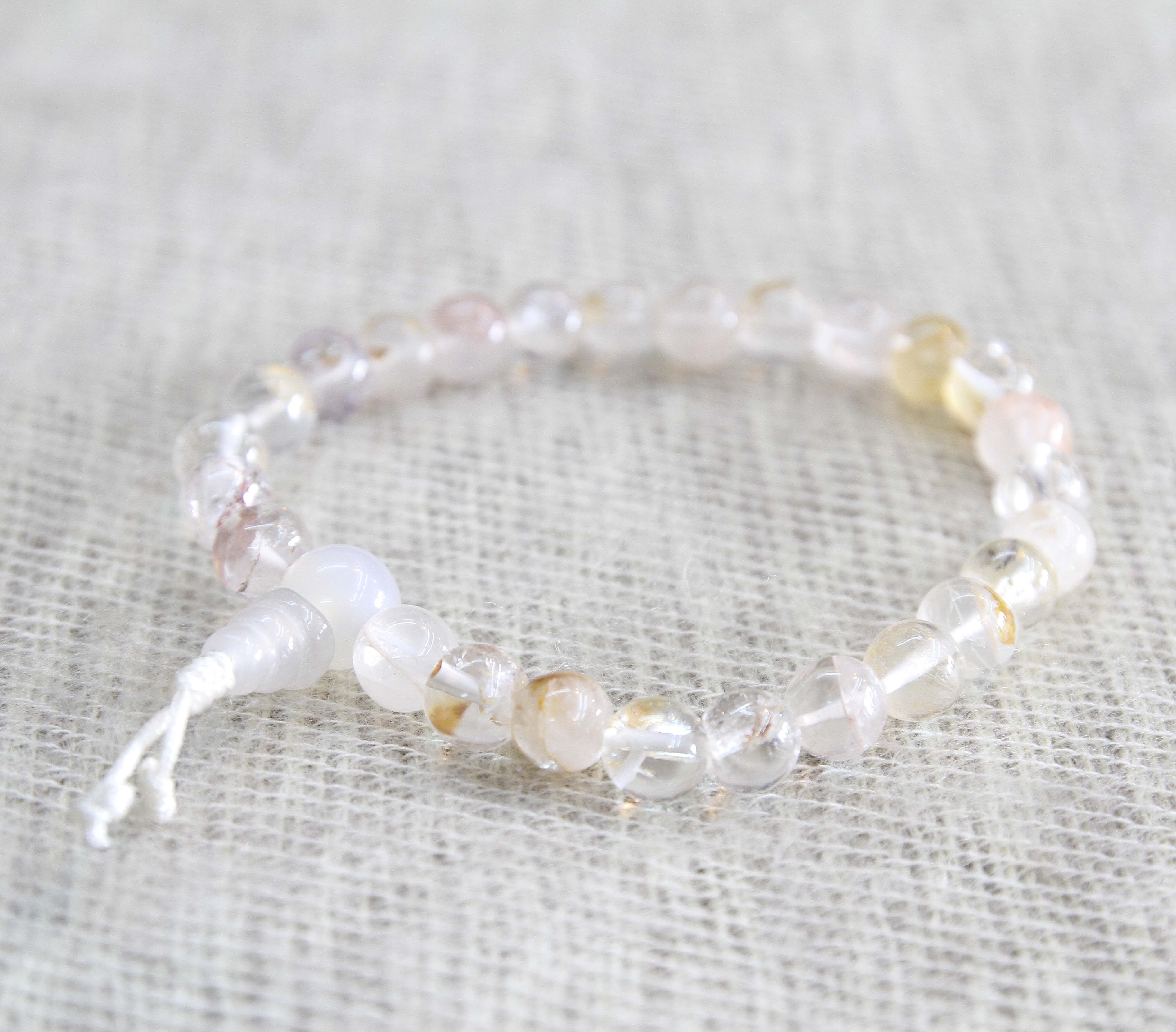 Spiritual Soul Crystal Quartz Wrist Mala