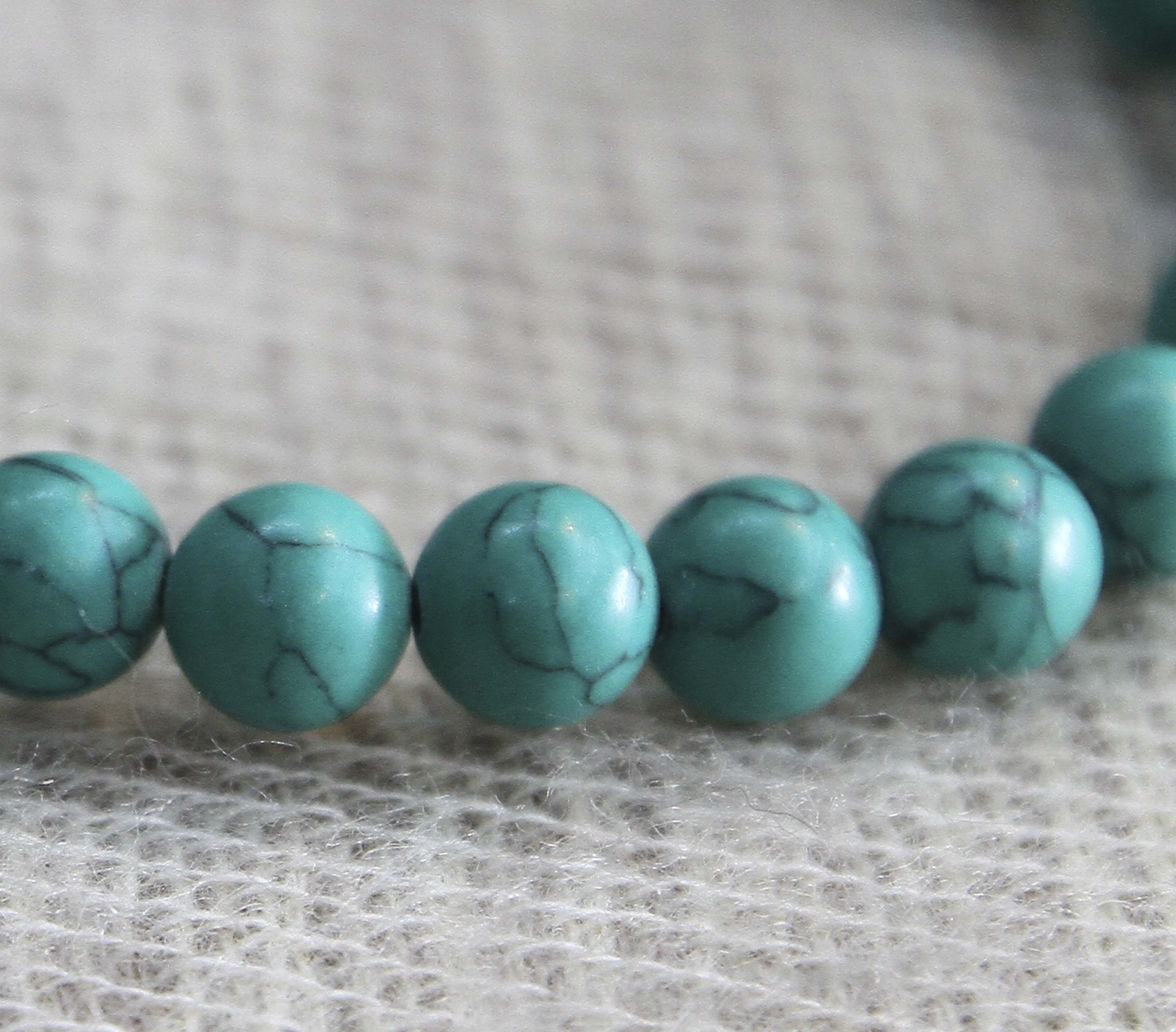 Grounding Turquoise Wrist mala