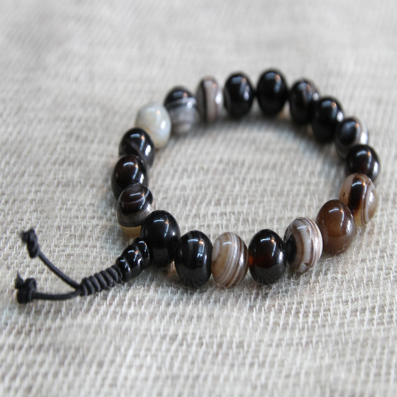 Resilient Spirit Agate Wrist Mala