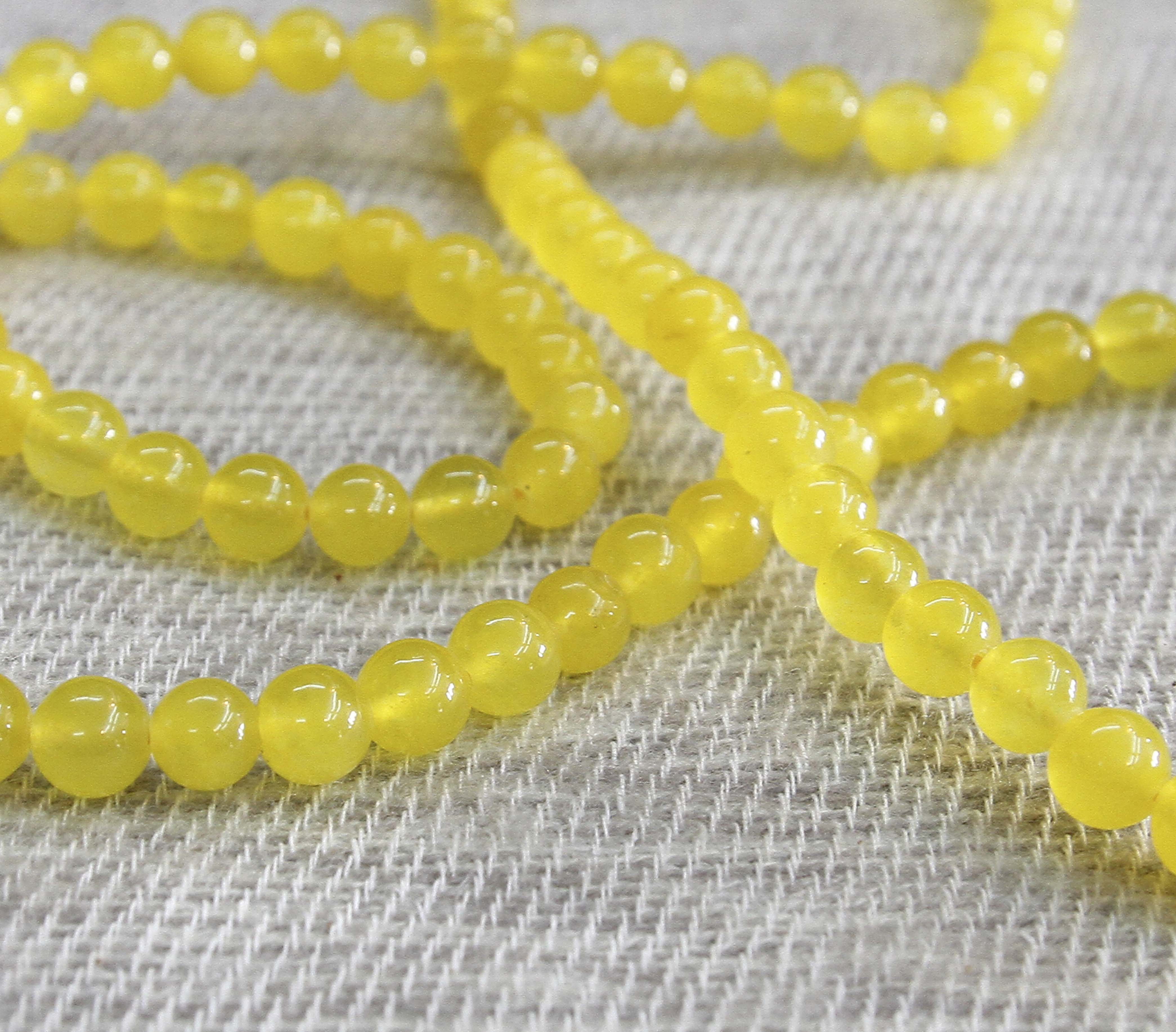 Powerful Yellow Jade Mala